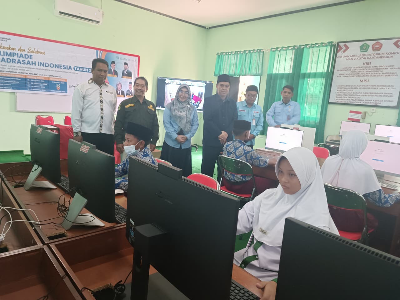 Kepala Kantor Kementerian Agama Kabupaten Kukar  Monitoring Pelaksanaan OMI